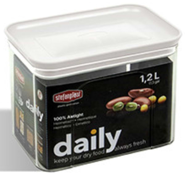 Фото - Емкость для хранения Stefanplast Daily 1.2 л (57452)