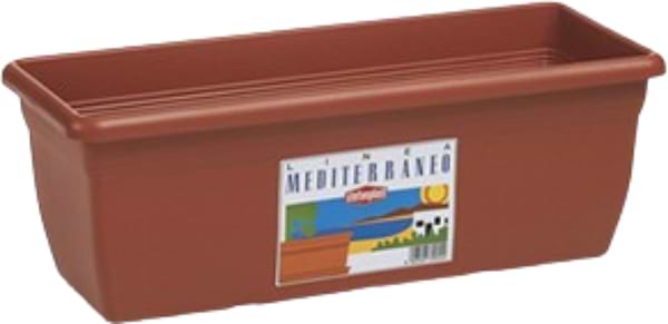 Фото - Вазон Stefanplast Mediterraneo 40x20x16 см теракот. 79945