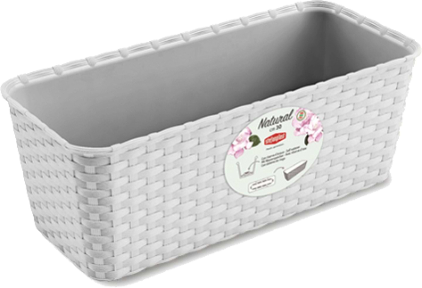 Вазон Stefanplast NATURAL 30х13х11 см 73600