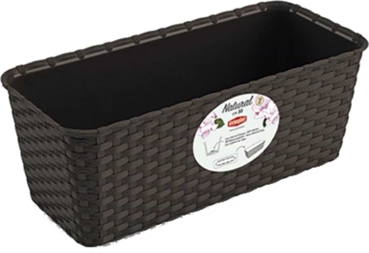 Вазон Stefanplast NATURAL 30х13х11 см 73601