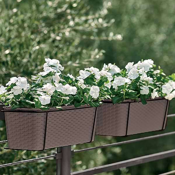 Фото - Набір вазонів Stefanplast NATURAL 50х18х16 см 75853