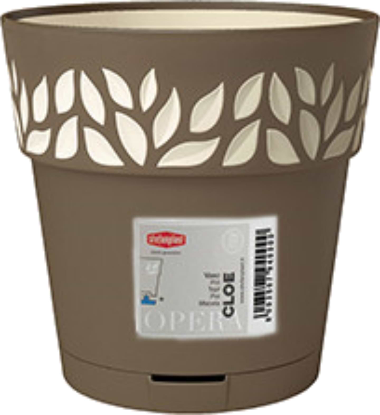 Вазон Stefanplast OPERA Cloe 15 см капучино/ваніль 94024