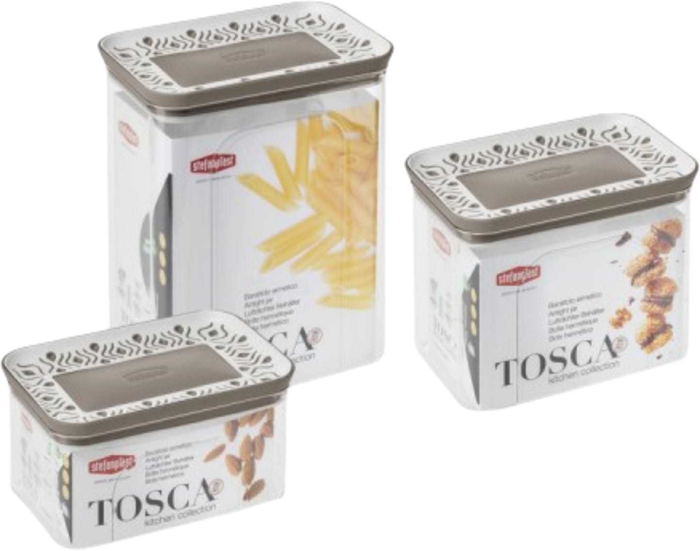 Набір ємностей для зберігання Stefanplast TOSCA (55683) - Фото 1