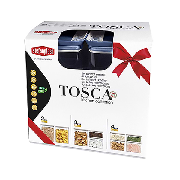 Фото - Набір ємностей для зберігання Stefanplast TOSCA (55684)