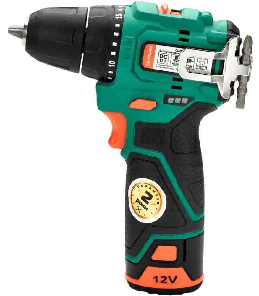 Дрель-шуруповерт Sturmax CDM3212CLB