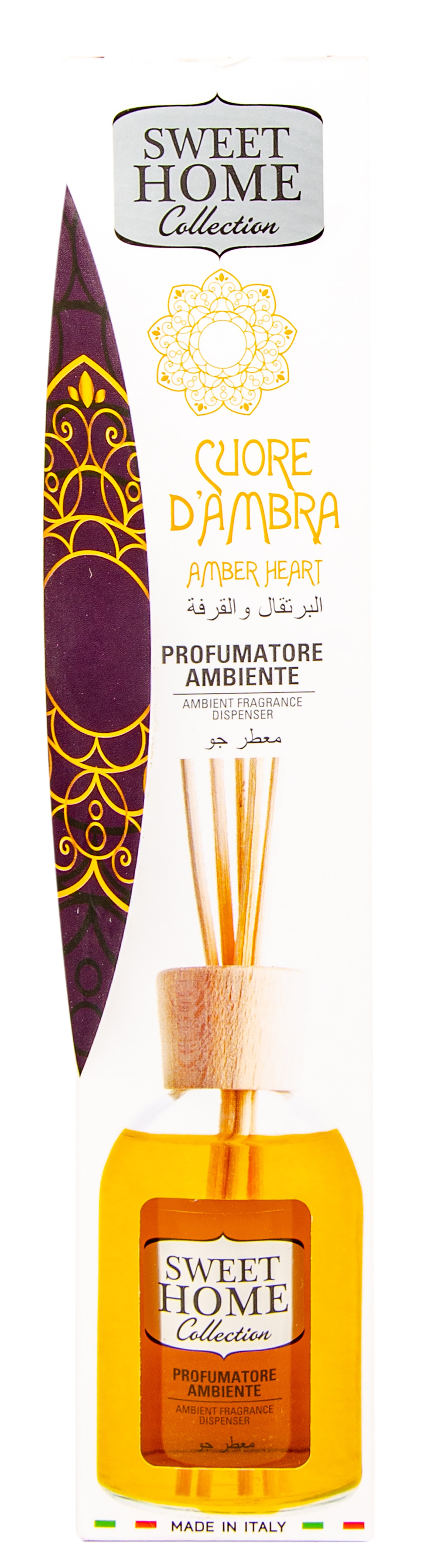 Купить Аромадиффузор Sweet Home AMBER HEART 100 мл (SACAH100) - Фото 1 Аромадиффузор Sweet Home AMBER HEART 100 мл (SACAH100) - Фото 1