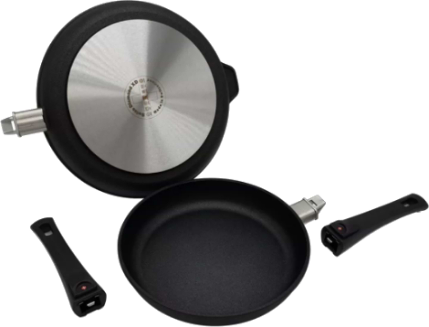 Набір сковорід зі знімною ручкою Swiss Diamond Induction 24 см та 28 см (XD SET602iD) - Фото 1