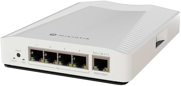 Фото - Коммутатор локальної мережі (Switch) MikroTik CRS304-4XG-IN