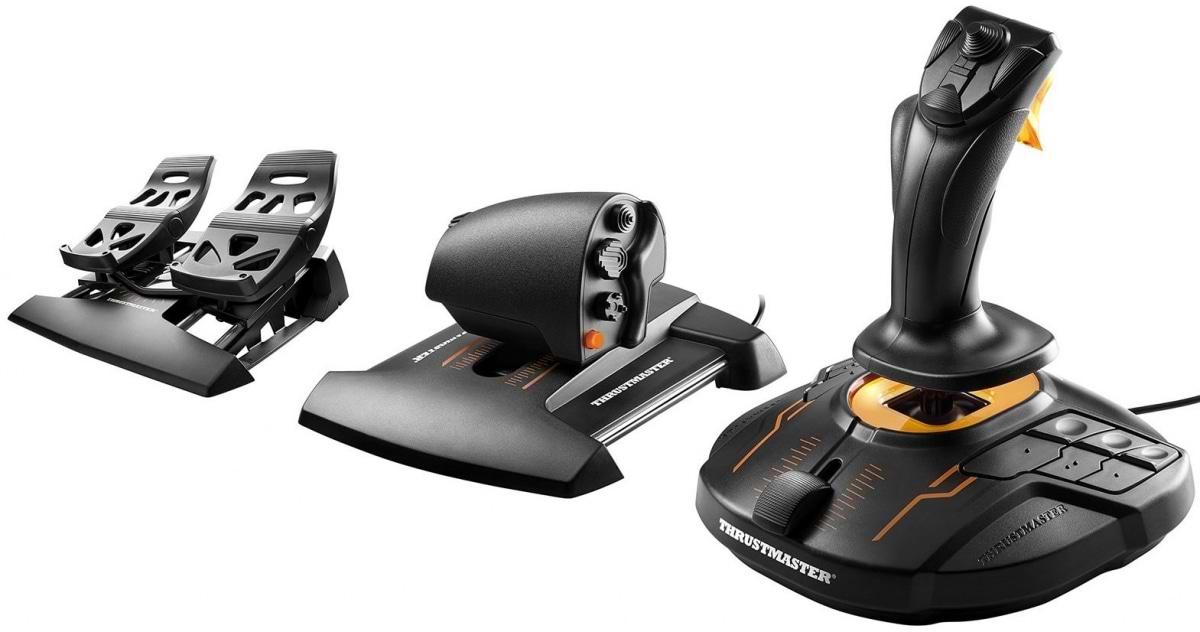 Купить Джойстик Thrustmaster T-16000m FCS Flight Pack (2960782) - Фото 1 Джойстик Thrustmaster T-16000m FCS Flight Pack (2960782) - Фото 1