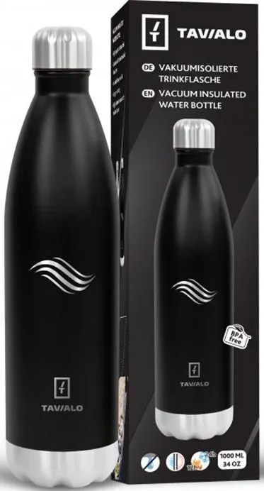 Фото - Термобутылка Tavialo 1000 мл Black (191010101)