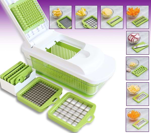 Фото - Овочерізка Tavialo Pro Glass 16 в 1 (193100008)