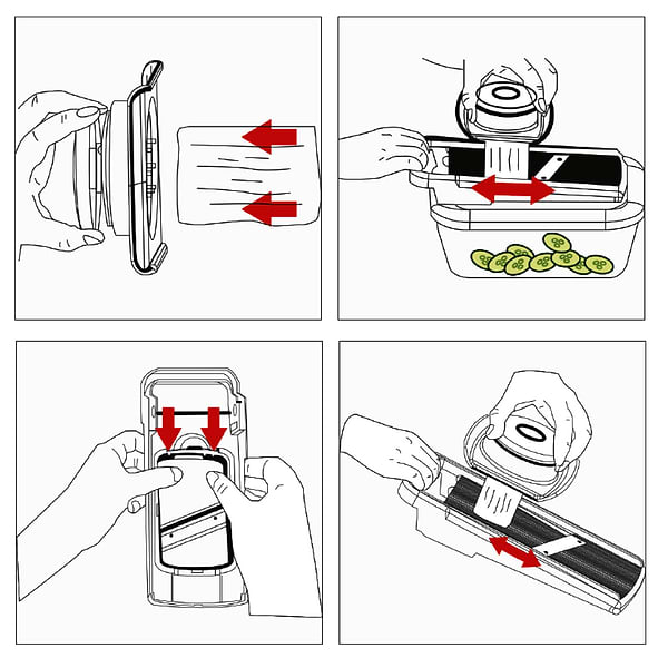 Фото - Овочерізка Tavialo Pro Glass 16 в 1 (193100008)