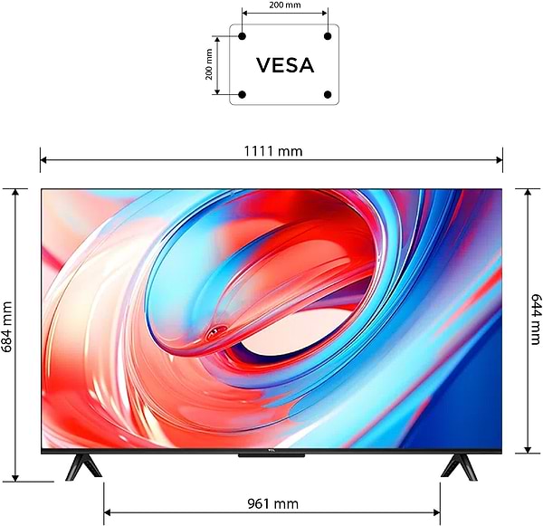 Фото - Телевізор TCL 50V6B