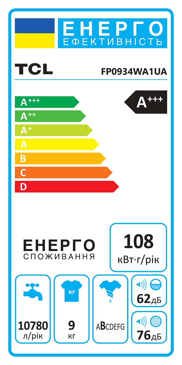 Фото - Стиральная машина TCL FP0934WA1UA