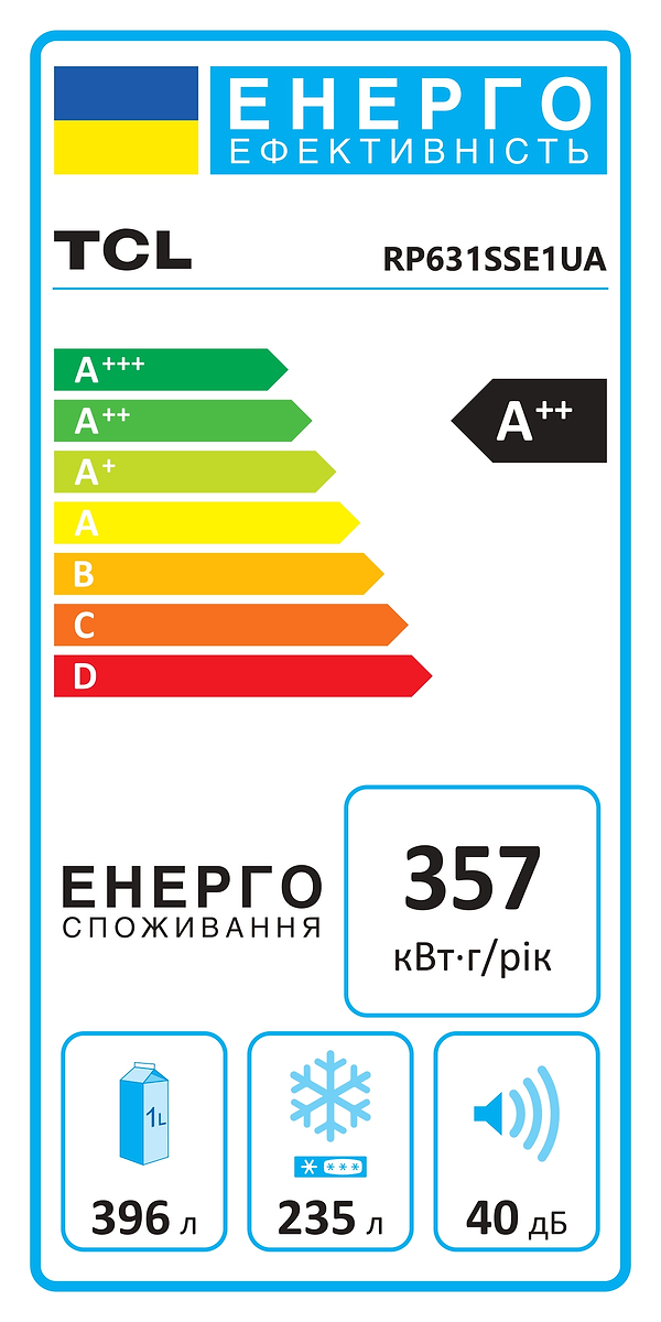 Фото - Холодильник TCL RP631SSE1UA