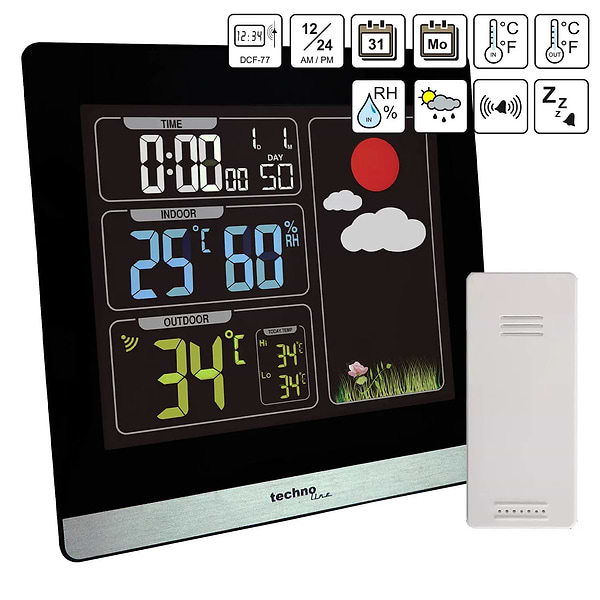 Фото - Метеостанція Technoline Black (WS6448)