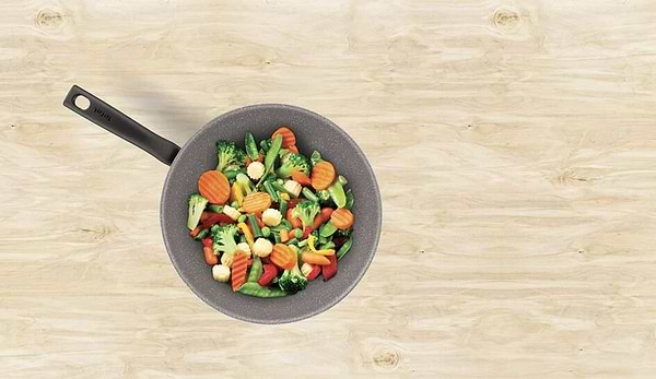 Фото - Сковорода ВОК Tefal B5791942 COOK NATURAL- 28 см