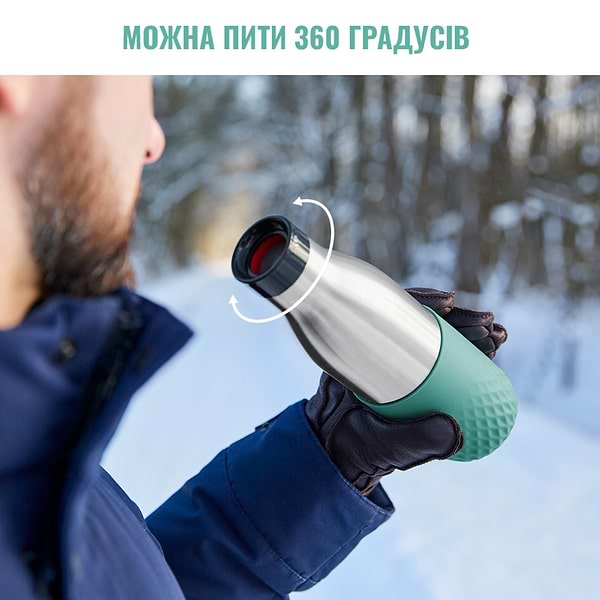 Фото - Термопляшка Tefal Bludrop Green 0.5 л (N3110610)
