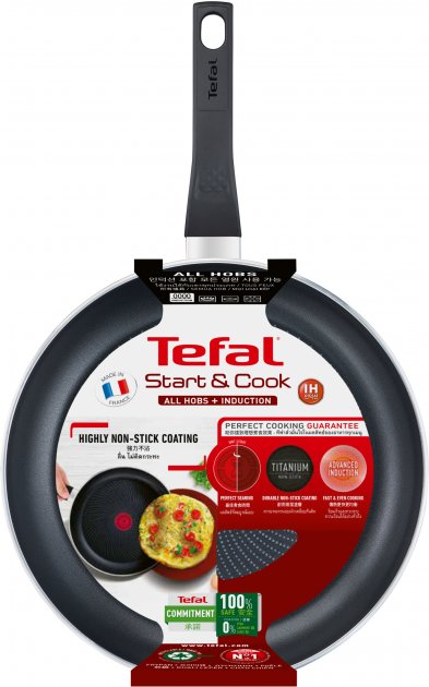 Фото - Сковорода універсальна Tefal C2720553 Start&Cook 26 см