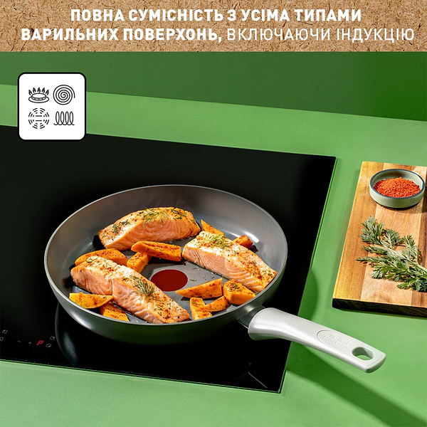 Фото - Уценка - Сковорода универсальная Tefal C4270432 Renew ON 24 см
