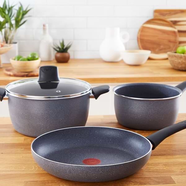 Фото - Сковорода ВОК Tefal D4561932 Hard Stone 28 см