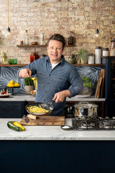 Фото - Сковорода універсальна Tefal E3140474 Jamie Oliver Kitchen Essential 24 см
