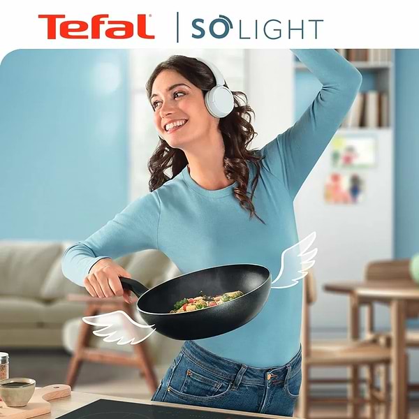 Фото - Сковорода ВОК Tefal H0561942 So'Light 28 см