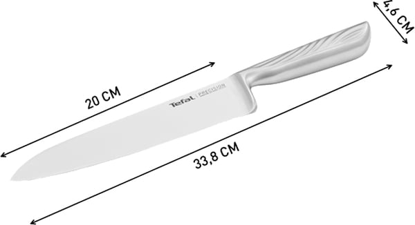 Фото - Ніж кухаря Tefal K2890224  Precision 20 см