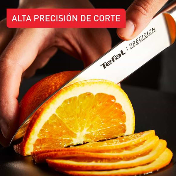 Фото - Ніж кухонний Tefal K2890524 Precision 12 см