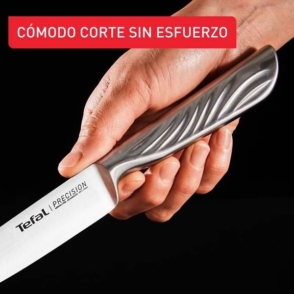 Фото - Ніж кухонний Tefal K2890524 Precision 12 см