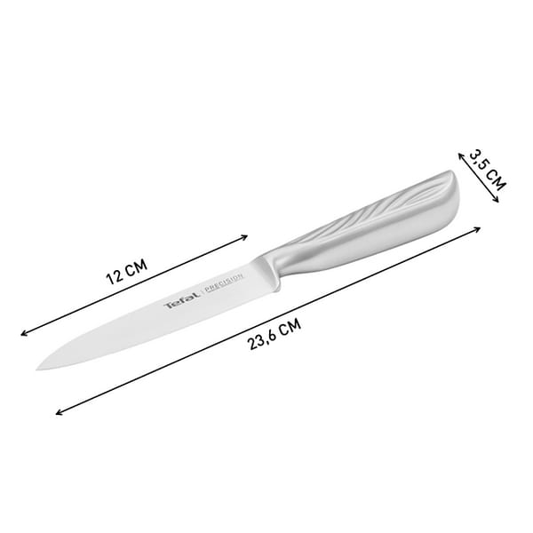Фото - Ніж кухонний Tefal K2890524 Precision 12 см
