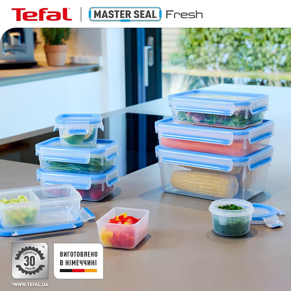Фото - Набір ємностей для зберігання Tefal N1031451 Master Seal 9 шт
