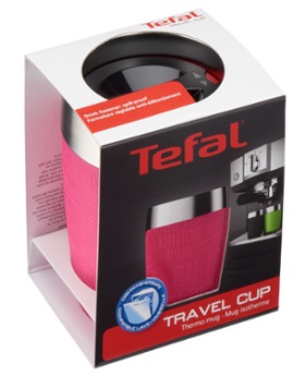 Фото - Термокружка Tefal K3082314 Travel Cup 0,2 л, розовая