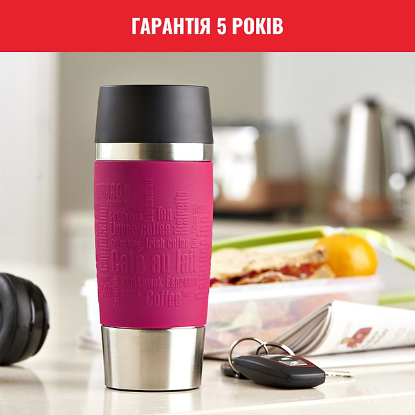 Фото - Термочашка Tefal K3087114 Travel Mug 0,36 л, рожева
