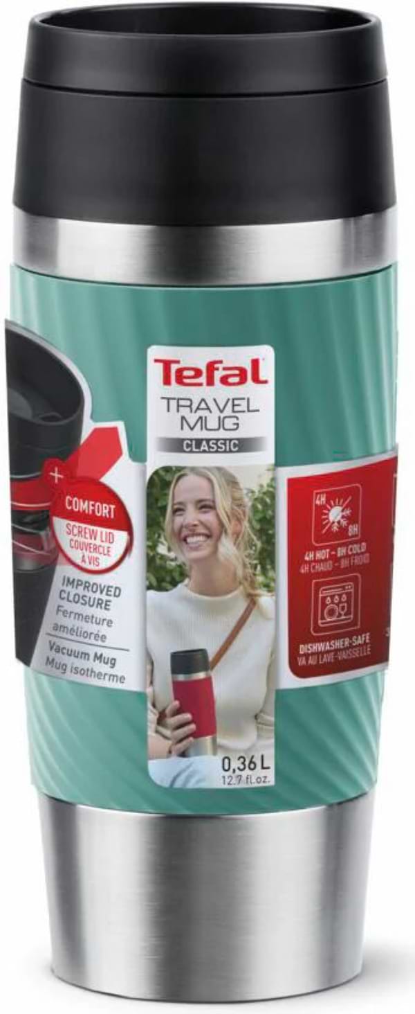 Фото - Термокружка Tefal N2024310 Travel Mug  Classic Twist 0,36 л зеленый