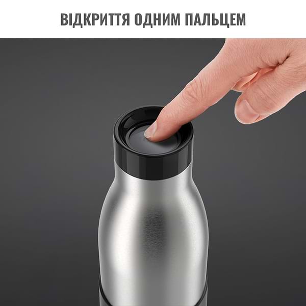 Фото - Термопляшка Tefal N3110510 BLUDROP 0,5 л soft touch графит
