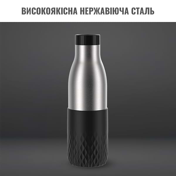 Фото - Термопляшка Tefal N3110510 BLUDROP 0,5 л soft touch графит