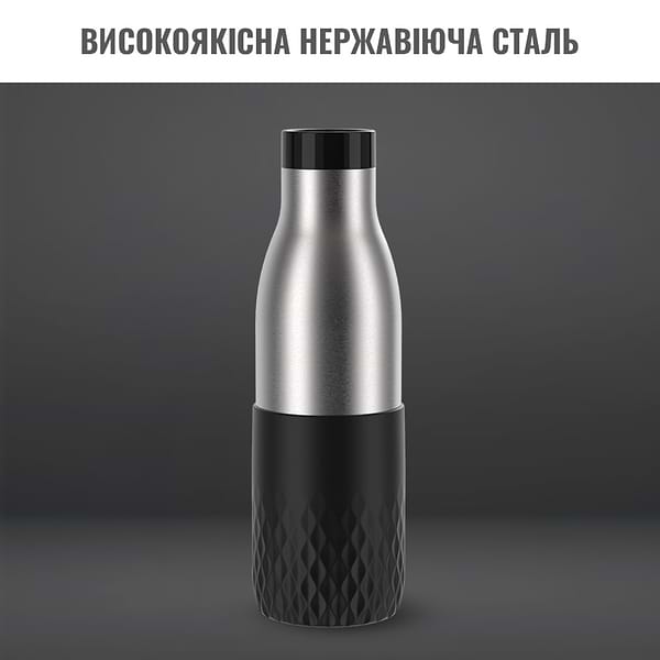 Фото - Термопляшка Tefal N3111110 BLUDROP soft touch 700 мл чорний