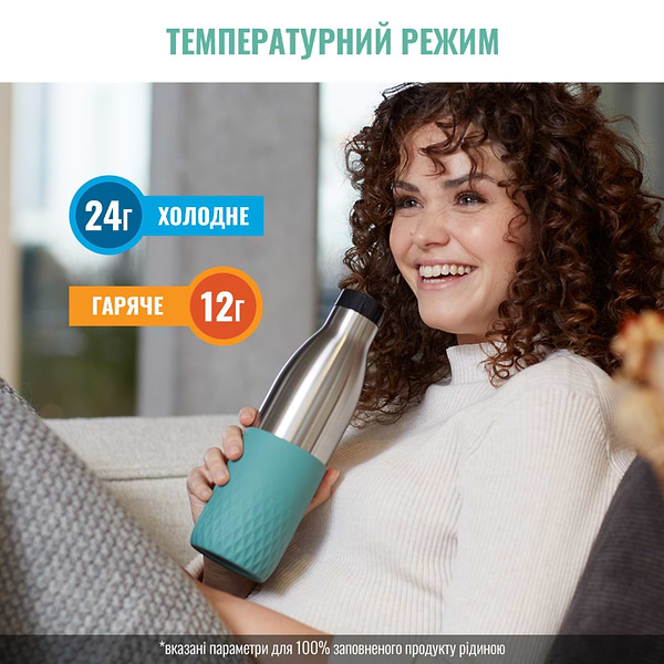 Фото - Термобутылка Tefal N3111210 BLUDROP soft touch 700 мл зеленый