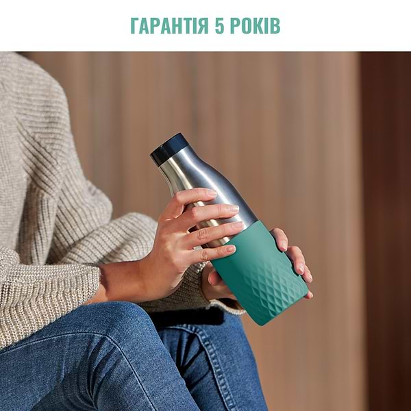 Фото - Термобутылка Tefal N3111210 BLUDROP soft touch 700 мл зеленый