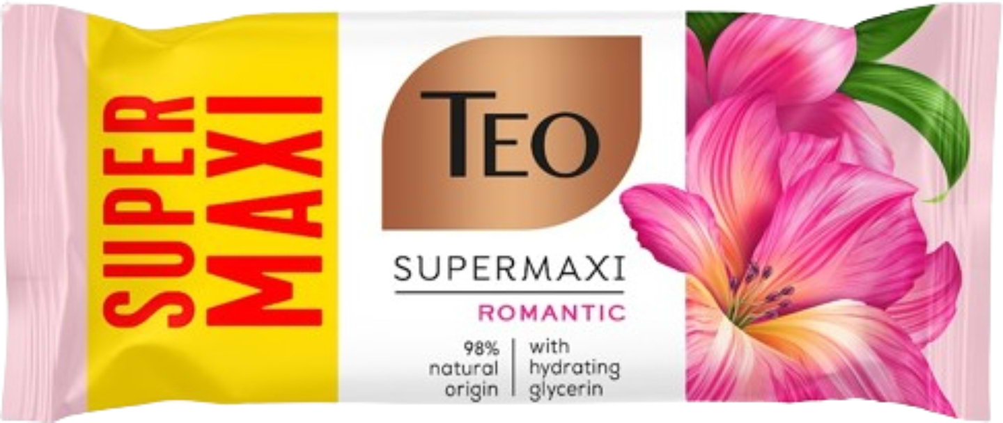 Твердое мыло TEO SuperMaxi Romantic 140 г (3800024046230) - Фото 1