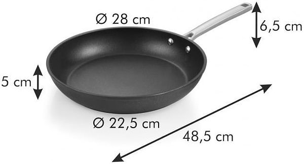 Фото - Сковорода универсальная tescoma 603228 TitanPower 28 см