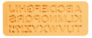 Форма для приготовления tescoma 633054 Delicia Deco алфавит - Фото 1