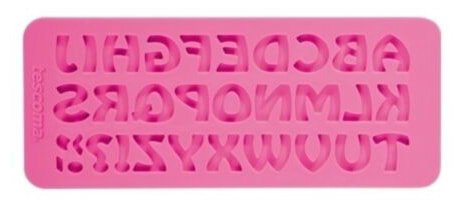 Форма для приготовления tescoma 633055 Delicia Deco алфавит ретро - Фото 1