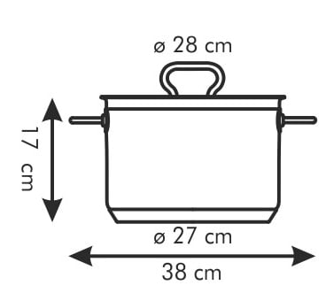 Фото - Каструля tescoma 774028 Home Profi 28 см 10.0 л