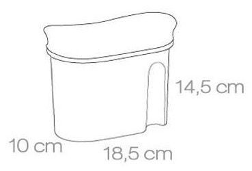 Фото - Емкость для сыпучих tescoma 896950 4Food 1.0 л