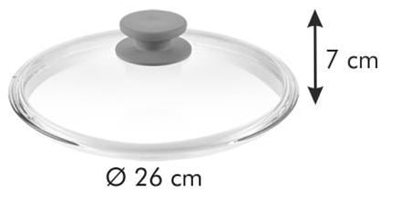 Фото - Крышка для посуды tescoma 619086 Unicover 26 см