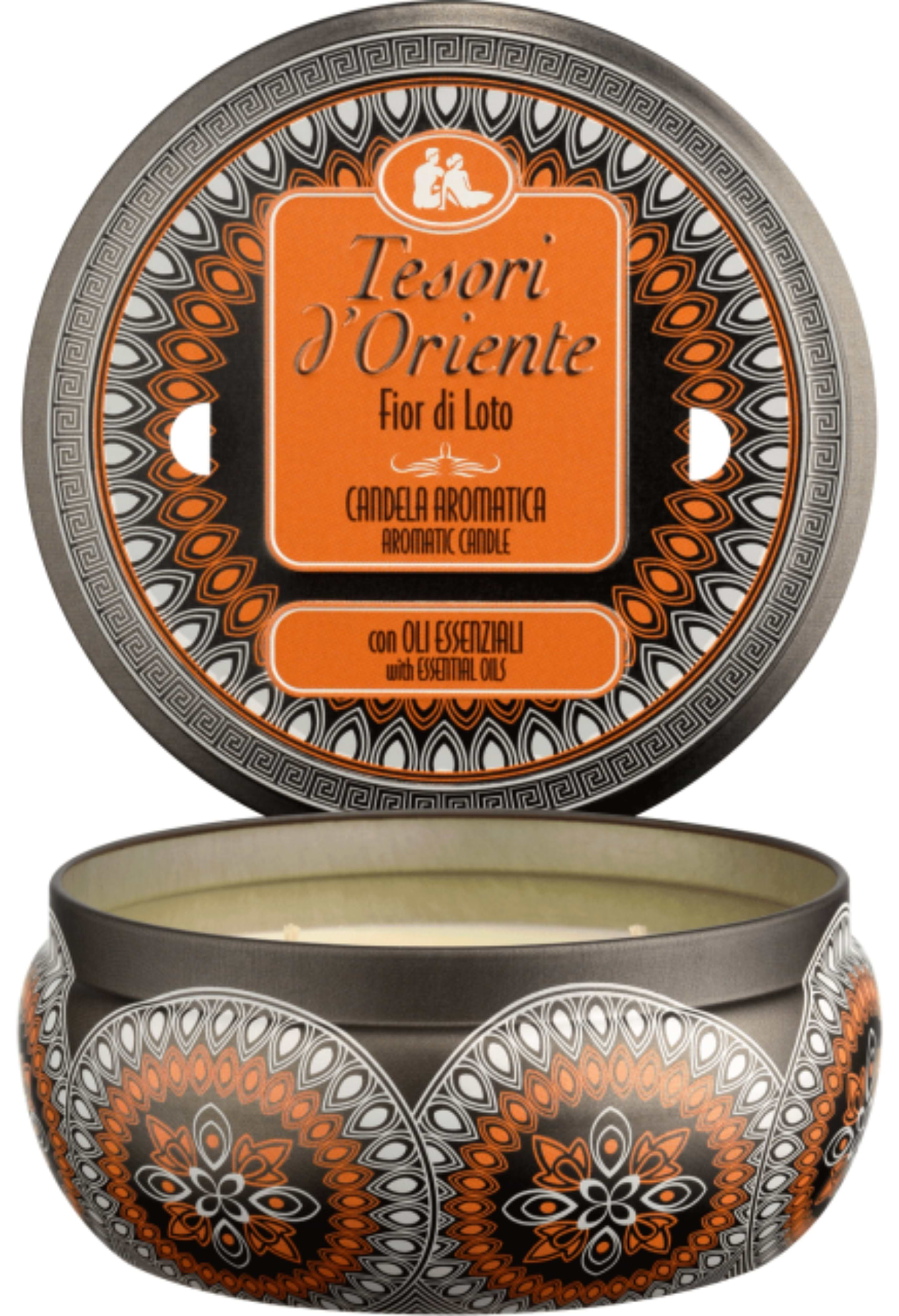 Свічка декоративна Tesori d'Oriente КВІТКА ЛОТОСУ 200 г (8008970043715)