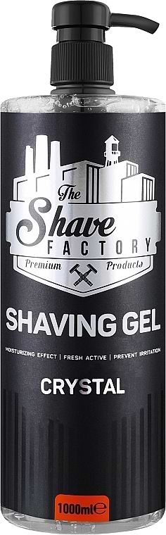Гель для гоління The Shave Factory Shaving Gel 1000 мл Crystal (840302411612)