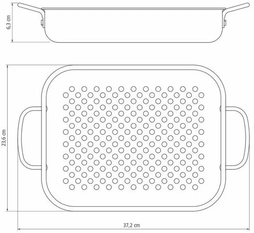 Фото - Противень Tramontina Barbecue для приготовления на гриле 28 см (20846/028)